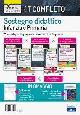 Kit Completo Sostegno didattico Infanzia e primaria