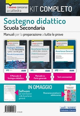 Kit Completo Sostegno didattico nella Scuola secondaria Kit Completo Sostegno didattico nella Scuola secondaria