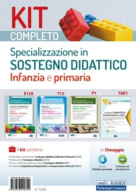 Kit Completo Specializzazione Sostegno didattico Infanzia e Primaria - Edizione 2020 Kit Completo Specializzazione Sostegno didattico Infanzia e Primaria - Edizione 2020