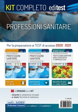 Kit completo Test Professioni sanitarie 2020