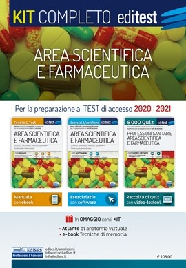 Kit completo Test Scienze e Farmacia 2020