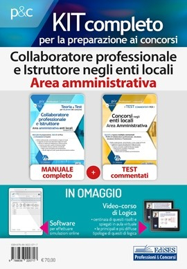 Kit Concorsi per Collaboratore professionale e Istruttore negli enti locali - Area Amministrativa