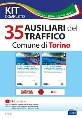 Kit Concorso 35 Ausiliari del traffico nel Comune di Torino