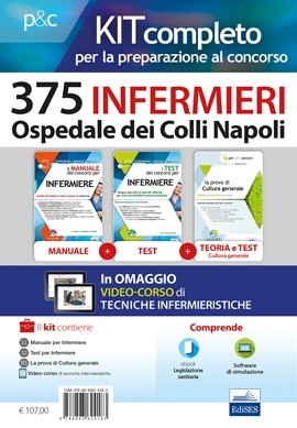 Kit concorso 375 Infermieri Ospedali dei Colli Napoli Kit concorso 375 Infermieri Ospedali dei Colli Napoli
