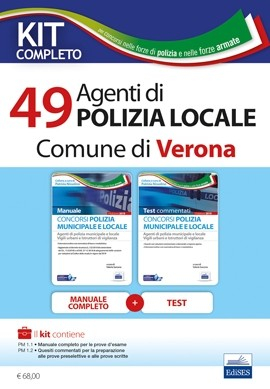 Kit Concorso 49 Agenti di Polizia Locale nel Comune di Verona