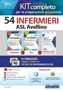 Kit concorso 54 Infermieri ASL Avellino