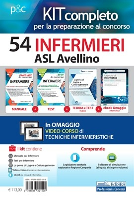 Kit concorso 54 Infermieri ASL Avellino Kit concorso 54 Infermieri ASL Avellino