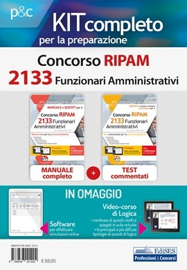 Kit Concorso RIPAM 2133 Funzionari Amministrativi - Manuale e Quesiti a risposta commentata