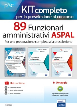 Kit Concorso 89 Funzionari ASPAL