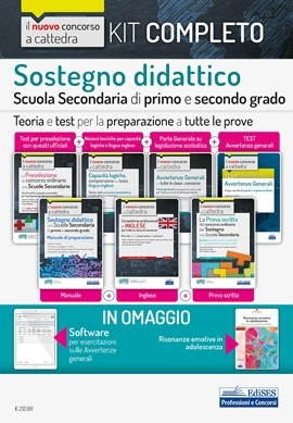 Kit Completo Sostegno didattico nella Scuola secondaria Kit Completo Sostegno didattico nella Scuola secondaria