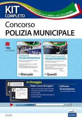 Kit Completo Concorso Polizia municipale