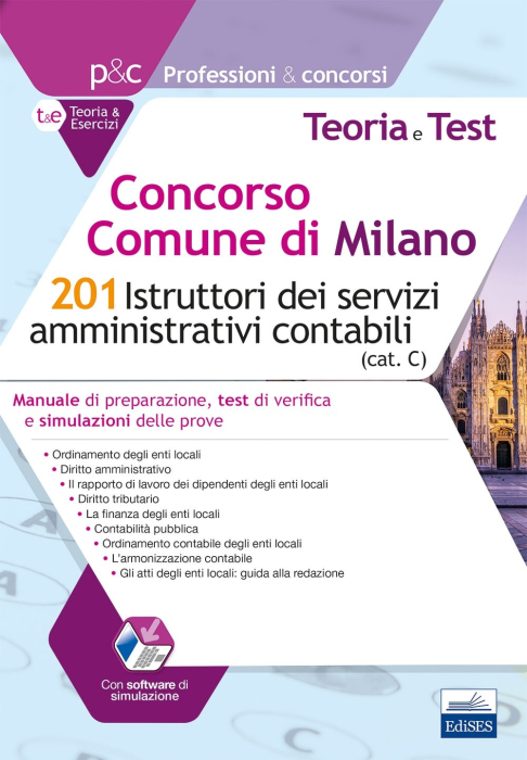 [EBOOK] Concorso Comune di Milano - 201 Istruttori dei servizi amministrativi contabili